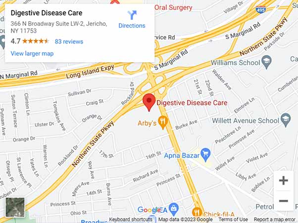 Directions to Gastroenterologist in Jericho NY