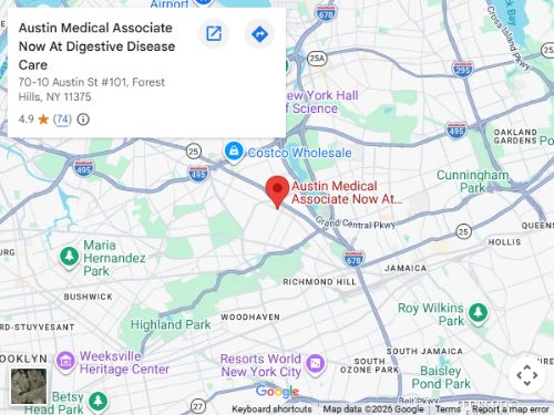 Directions From Your Location to Digestive Disease Care in Forest Hills, NY (Austin Street)