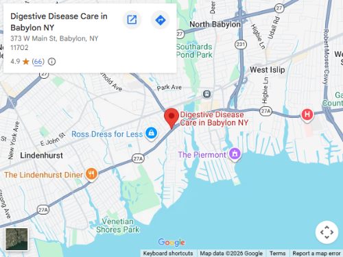 Directions From Your Location to Digestive Disease Care in Babylon NY