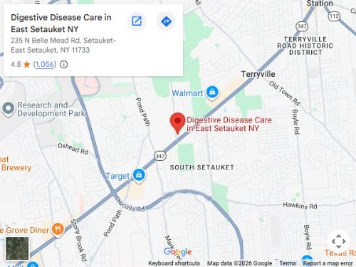 Directions From Your Location to Digestive Disease Care in East Setauket NY
