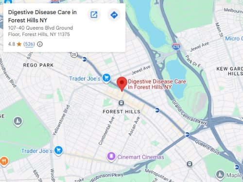 Directions From Your Location to Digestive Disease Care in Forest Hills NY