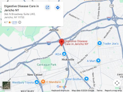Directions From Your Location to Digestive Disease Care in Jericho NY